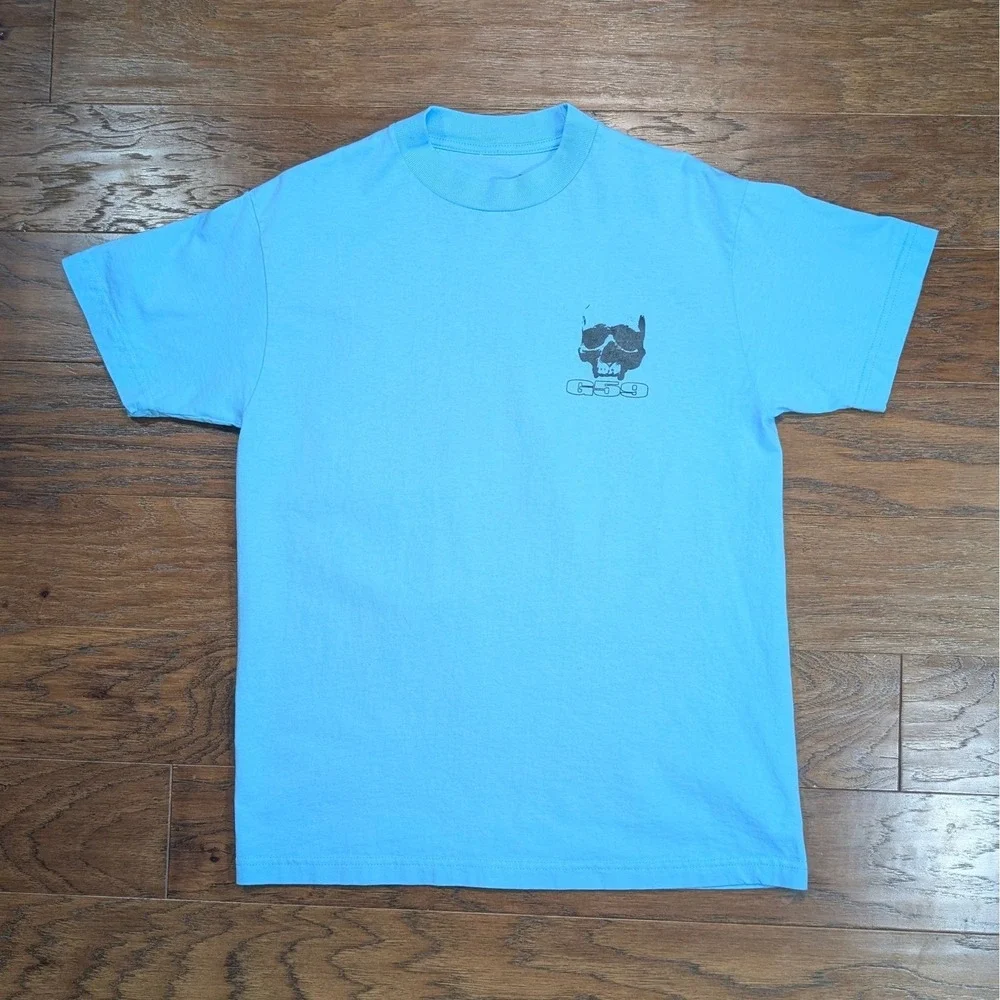 G59‎ Records Suicide Boys Greyday 2024 Skull Logo Light Blue Size Medium 20x27